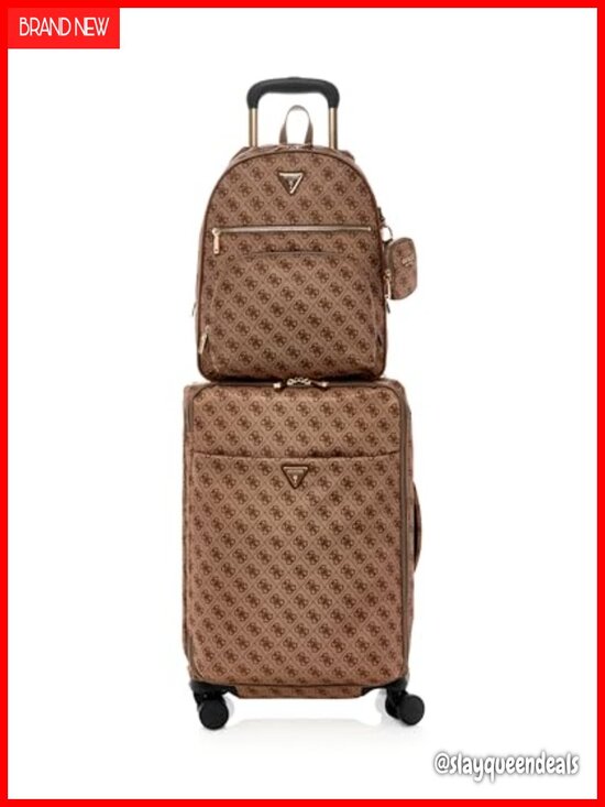 GUESS Adrian Logo Travel Backpack Nylon Laptop Compartment Trolley Sleeve main image 4